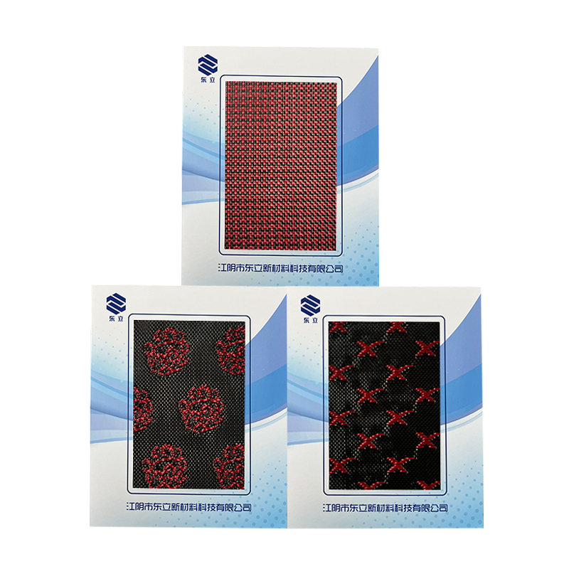 레드/블랙 아라미드 탄소 혼합 탄소 섬유 직물 직물 레드/블랙 아라미드 탄소 혼합 탄소 섬유 직물 직물